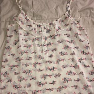Floral tank top